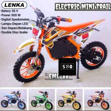 Mini Motor Trail Elektrik Listrik Lenka EMC 88 Terbaru (EMC88)