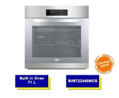 Beko Oven BIMT22400MCS - Oven Tanam 71 Liter