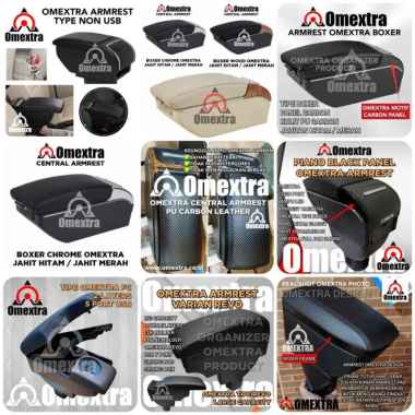 Omextra Armrest RUSH TERIOS Console Box Terios Rush New 2018 keatas JAHIT MERAH NON USB