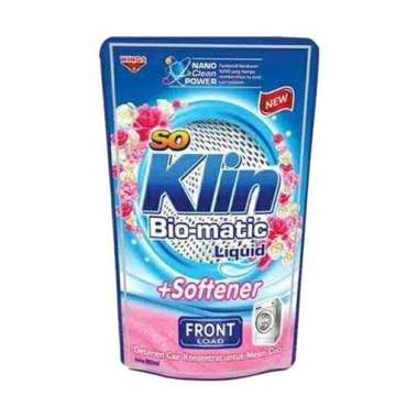 Promo Harga So Klin Biomatic Liquid Detergent Front Load 800 ml - Blibli