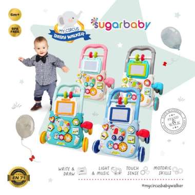 Sugar Baby - My Circus Push Walker Hijau