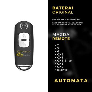 Baterai Remote Kunci Keyless Mazda CX5 2014 Original Panasonic