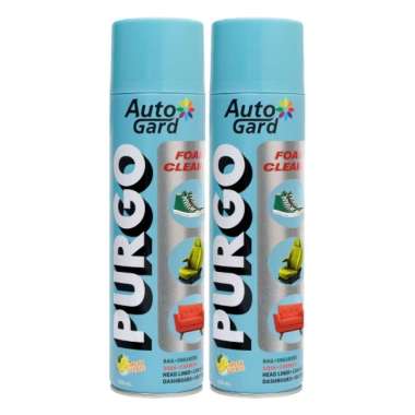 AutoGard Purgo Multipurpose Foam Cleaner 650 mL x2 Pembersih Interior