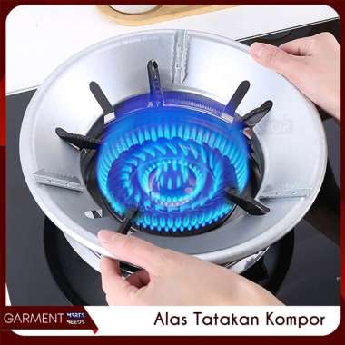 Tatakan Kompor Penghemat Gas Model Bulat Kaki Alas Aluminium Kaki 4 5 PACKING DUS