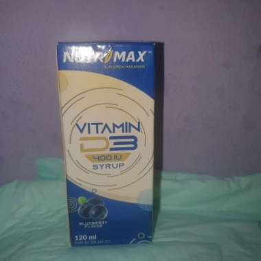 nutrimax vitamin d3 400 iu sirup anak/dewasa