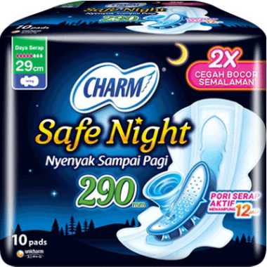 Charm Safe Night Wing, 29 cm, isi 30