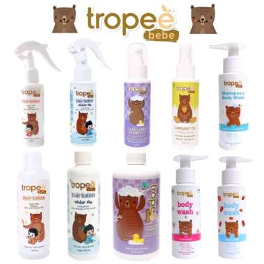 Tropee Bebe Candlenut Oil Minyak Kemiri | Candlenut Shampoo Kemiri | Hair Lotion | Shampoo & Body Wa