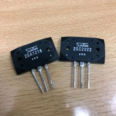 Hrg 1 SET SANKEN 2SA1216 2SC2922 A 1216 C 2922 2SA 1216 2SC 2922 A1216 C2922 TRANSISTOR TR FINAL