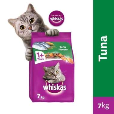 WHISKAS Makanan Kucing Kering 7kg Tuna