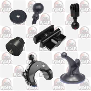 Bracket Phone Holder Universal Stang Spion Handlebar Mirror Screw Hole Ball 25 Screw
