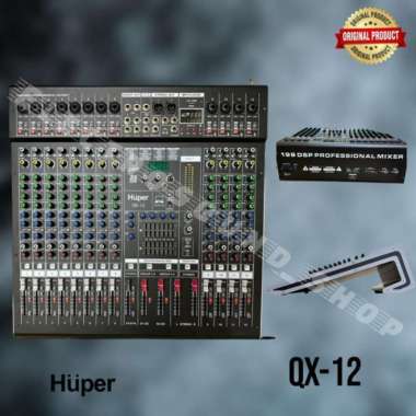 MIXER AUDIO HUPER QX12 / mixer huper qx 12 / MIXER HUPER Multivariasi Multicolor