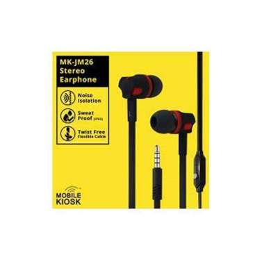 STEREO EARPHONE MK-JM26 - 9555122001011