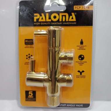 PALOMA 2 STOP KRAN CLOSET KERAN TOILET SHOWER FCP 7378 LUXURY GOLD