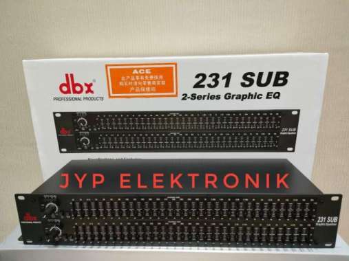 Equalizer DBX 231 Plus SUB / DBX 231 + SUB / DBX 231 SUB A+ Multivariasi Multicolor