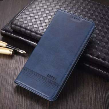 Oppo Reno 8T 5G Flip Case Premium Wallet Leather Cover Casing Dompet Biru
