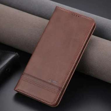 Oppo Reno 8T 5G Flip Case Premium Wallet Leather Cover Casing Dompet coffee