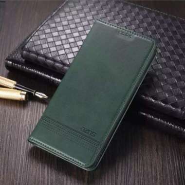 Oppo Reno 8T 5G Flip Case Premium Wallet Leather Cover Casing Dompet Hijau