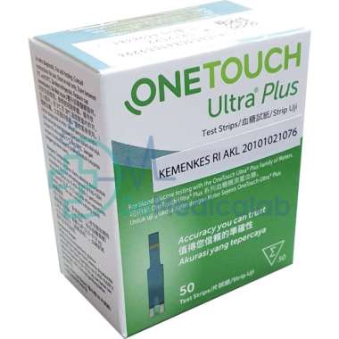 strip test onetouch ultra plus isi 50 / Strip one touch ultra plus 50 Multicolor