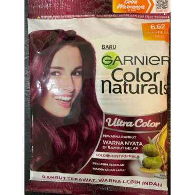 Garnier semir sacet / pewarna rambut garnier sachet , garnier ash blonde ready Cranberry red
