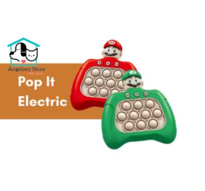 Mainan POP IT Electric Push Bubble Fidget toys Popit Elektrik
