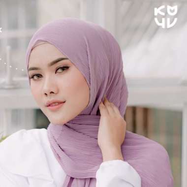 Koyu Hijab Pasmina Ceruti Plisket Full 180x75cm NUDE
