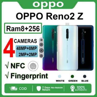 NFC OPPO RENO 2 Z RAM 8 256 original baru hp