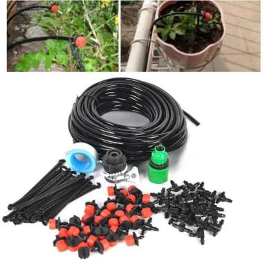 SET PERALATAN IRIGASI TAMAN SPRINKLER SELANG AIR TANAMAN WATERING KIT Hanya ALAT