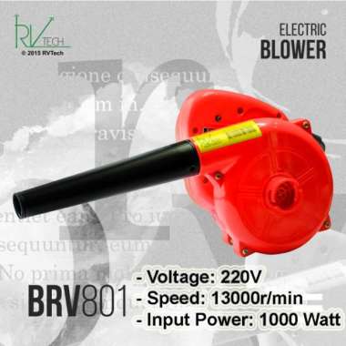 MESIN BLOWER TANGAN HAND BLOWER DRYER PET MESIN BLOWER KEONG Merah RVTECH