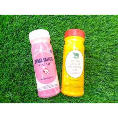 Bedak Salichyl Menthol & Non Menthol Cap Gajah Non Menthol (pink)