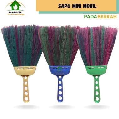 Sapu Ijuk Mobil Mini Gelagah Sapu Kecil Untuk Mobil Sapu Mini Murah Hijau