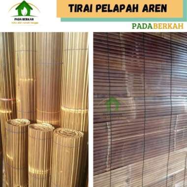 Tirai Bambu Kerai Krei Gorden Aren 1x2 M (Sudah Katrol) Tinggal Pasang