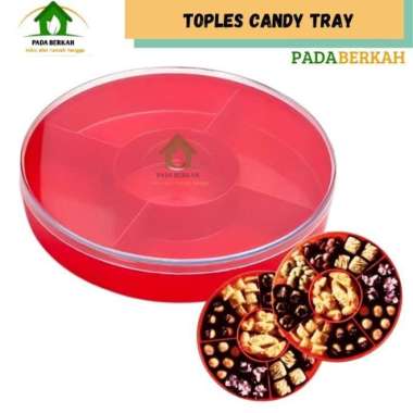 Toples Kue Kering Persegi Panjang Kotak Nuai 377T SN 377 Isi 12 Pcs CandyTrayNuai
