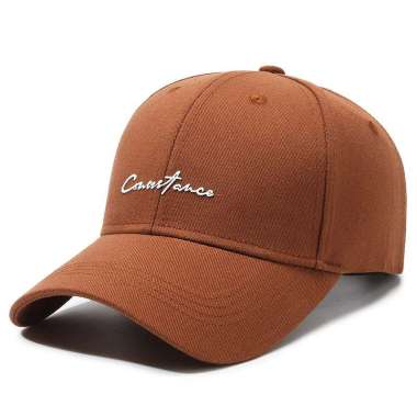TOKO1973 Baseball cap : CONSTANCE - Topi Baseball Topi Pria Topi Wanita BROWN