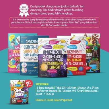 Buku Pengetahuan Anak : Paket Seri Amazing Ziyad Books (5 Buku)
