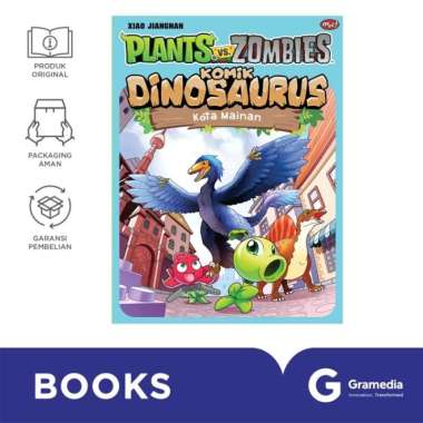 Buku Plants Vs Zombies - Komik Dinosaurus Kota Mainan