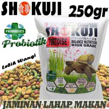 250GR SHOKUJI PELLETS SMALL MAKANAN BAYI KURAKURA BABY BITES SULCATA PARDALIS KURA DARAT TORTOISE FO