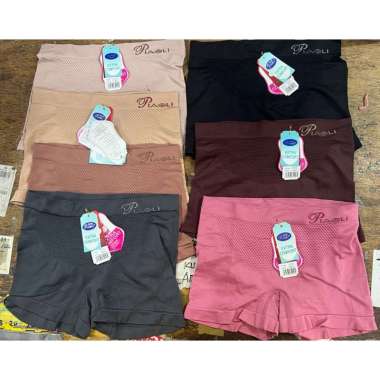 (1pcs) CD shot wanita celana dalam rajut boxer PIAOLI PL456 Free Size Random Pl456
