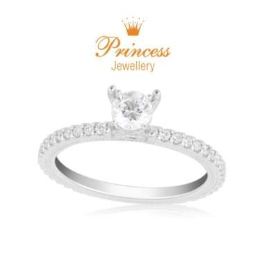 Cincin Berlian GIA Sertifikat PLR862325 Princess Jewellery