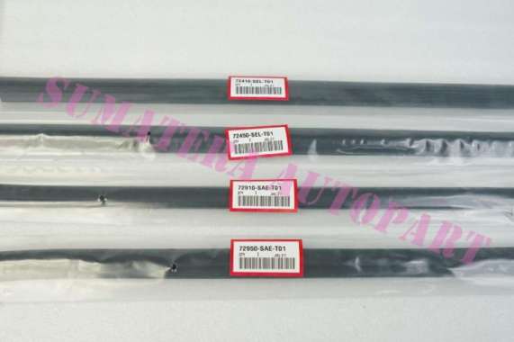 PELIPIT KARET KACA 1SET 4 PINTU JAZZ GD3 2003 2004 2005 2006 2007 2008 - SEAESAW