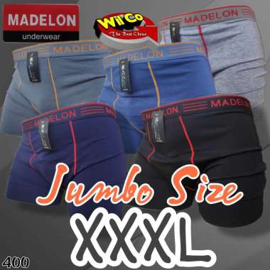 B400-Celana Dalam Pria - Boxer pria jumbo - Big Size - Multi Color ALL SIZE RANDOM