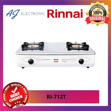 KOMPOR GAS RINNAI RI-712t / RI712t , KOMPOR GAS 2 TUNGKU Multicolor