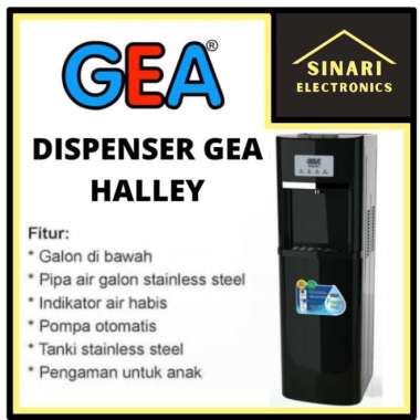GEA HALLEY Dispenser Galon Bawah Kompresor