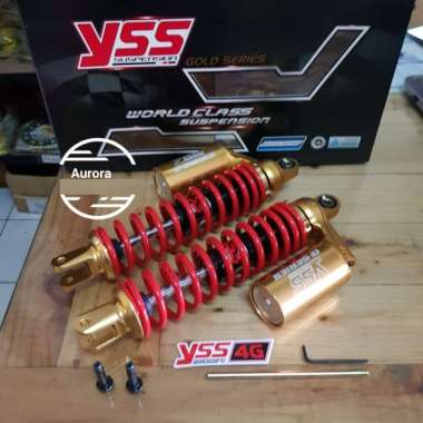 SHOCK YSS NEW GOLD SERIES AEROX 155 RED GOLD