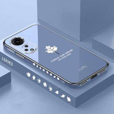 CASING OPPO A98 5G CASE OPPO A98 5G SOFTCASE PLATING COVER OPPO A98 5G Biru