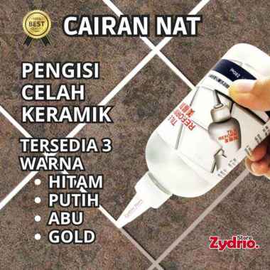Semen Pengisi Nat Keramik Lantai Warna Hitam Putih Gray Gold Lem Tile Putih