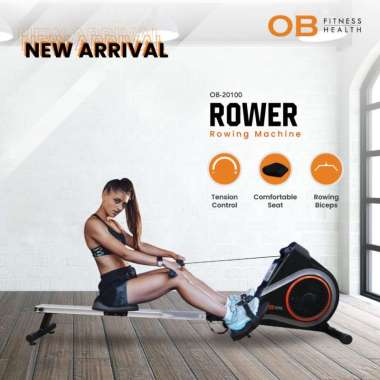 Rowing Machine OB Fit OB-2100 Alat Dayung Fitness Equipment