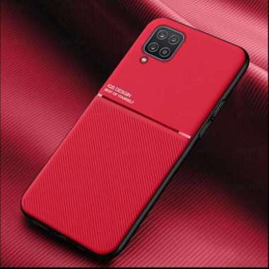 Case Samsung Galaxy A12 Original SoftCase IQS DESIGN Casing a 12 Merah