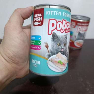 POOCHA Kaleng 400 Gram Makanan Basah Kucing Wet Food Cat Food Basah 490 - PCHA OFish