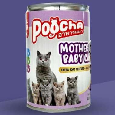 POOCHA Kaleng 400 Gram Makanan Basah Kucing Wet Food Cat Food Basah 490 - PCHA MthrKitten