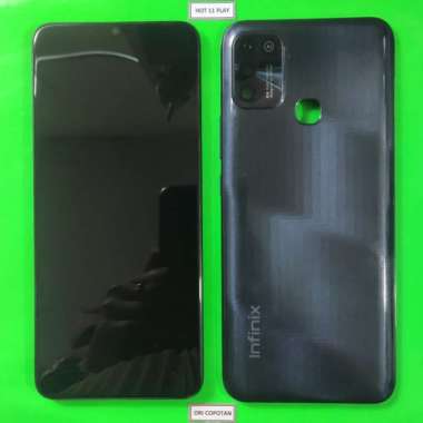 LCD FULLSET PLUS FRAME BACKDOOR INFINIX HOT 11 PLAY ORIGINAL COPOTAN